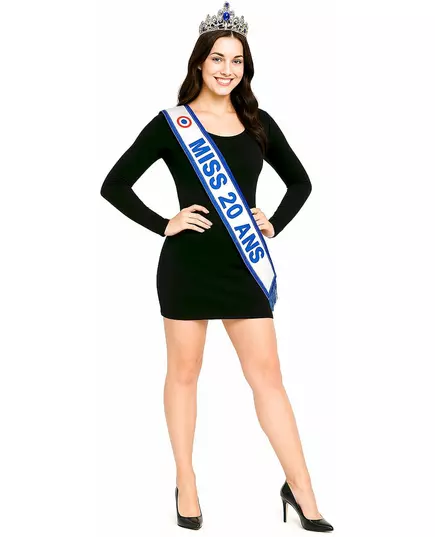 Echarpe Miss 20 ans bleue