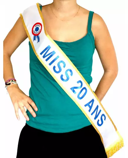 Echarpe Miss 20 ans