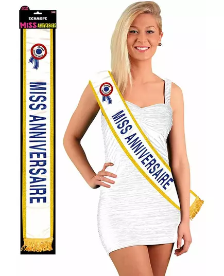 Echarpe Miss anniversaire