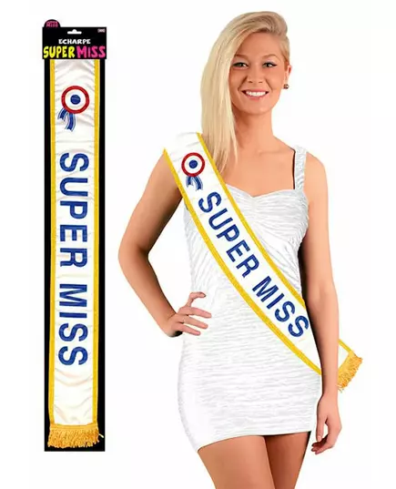 Blauwe sjerp Super miss