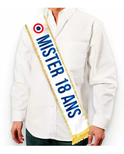 Driekleurige Mister 18 ans sjaal