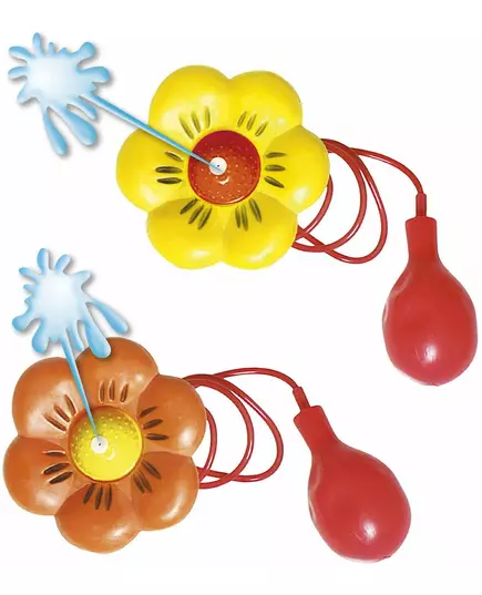 Bloem met waterspuit voor clown