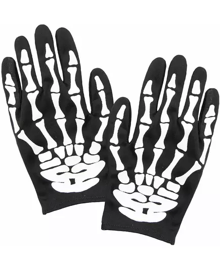 Gants squelette adulte Halloween