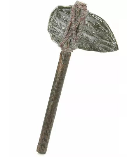 Hache préhistorique 56 cm en plastique