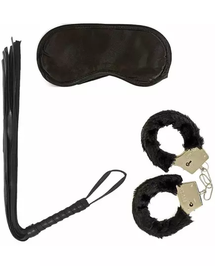 Kit menottes fouet et loup adulte