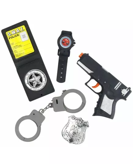 Kit complet policier enfant en plastique