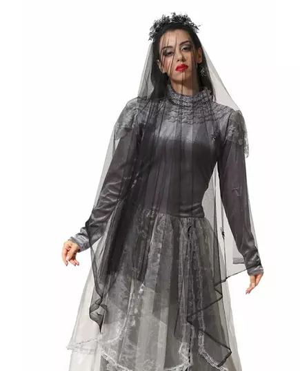 Long voile avec squelettes femme