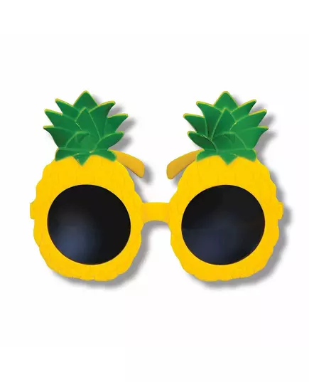 Gele ananas bril voor volwassenen