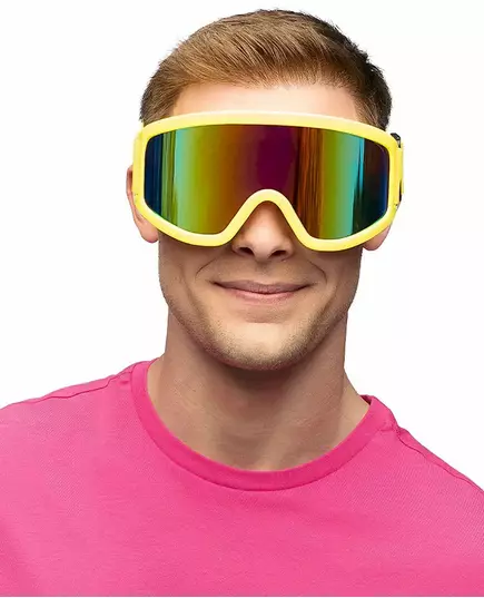 Lunettes de ski jaune fluo adultes