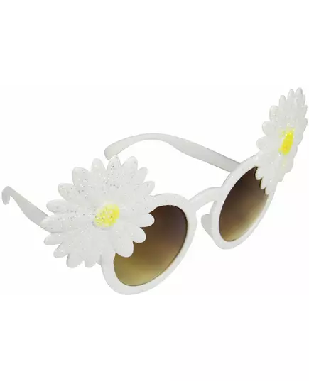 Lunettes marguerites blanches adulte
