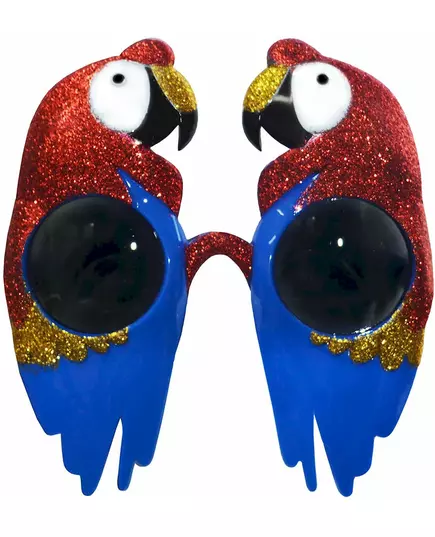 Lunettes perroquet paillettées adulte