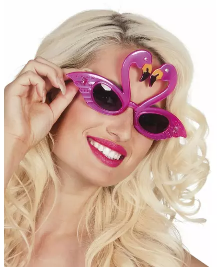Lunettes flamant rose adulte