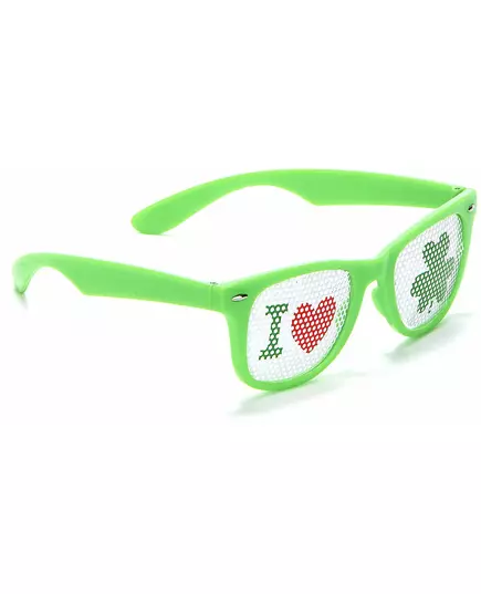 Groene Saint Patrick bril voor volwassenen