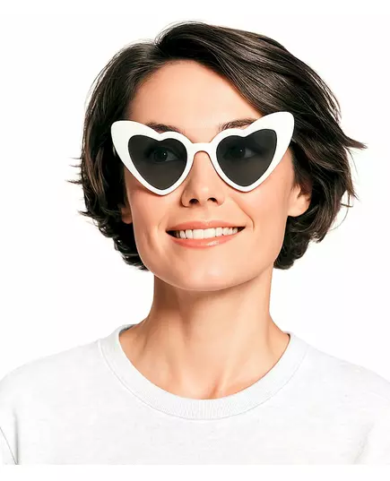 Witte hartbril vintage