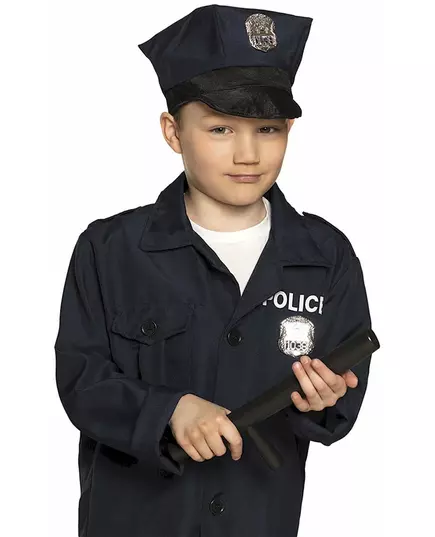 Zwarte politie knuppel voor kinderen