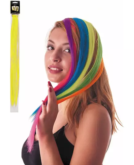 Gele pluk haar