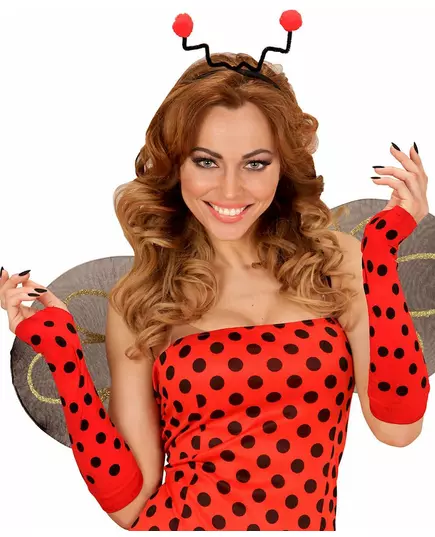 Mitaines longues coccinelle adulte