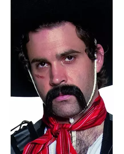 Moustache noire western mexicain adulte
