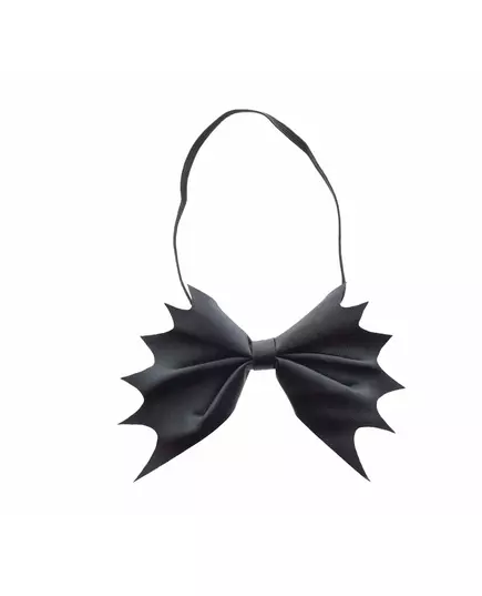 Nœud papillon chauve-souris noir adulte
