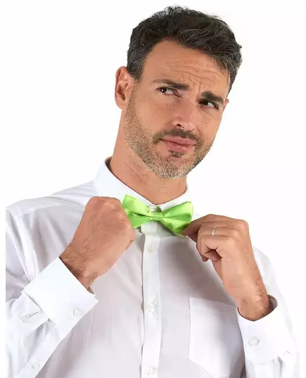 Noeud papillon vert fluo adulte