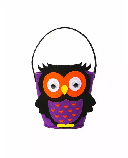 Panier petit hibou violet