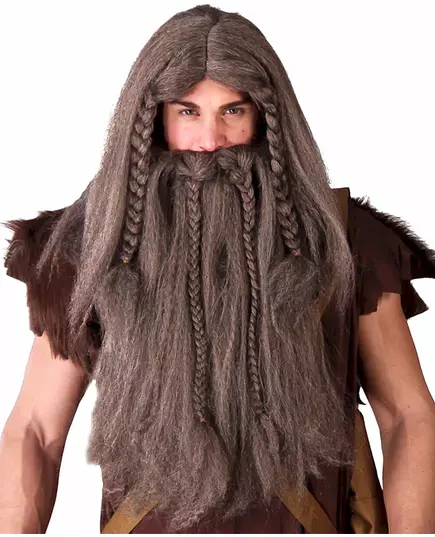 Perruque barbare viking homme