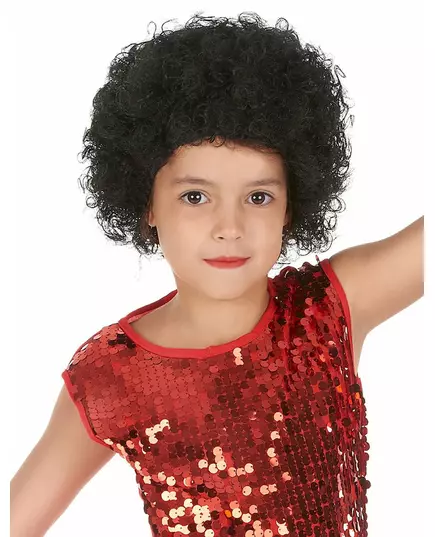 Perruque afro noire enfant