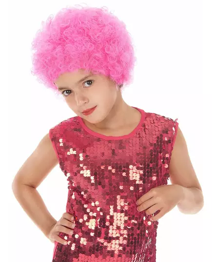 Roze discopruik voor kinderen