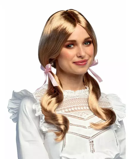 Blonde schoolmeisjes pruik