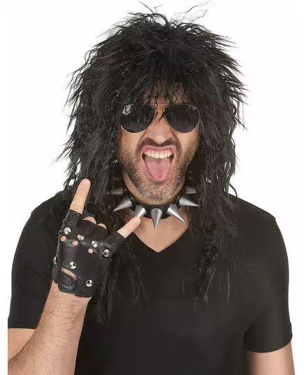 Halloween hard rockpruik voor mannen