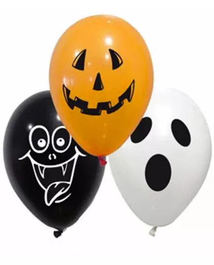 10 latex spooky Halloween ballonnen