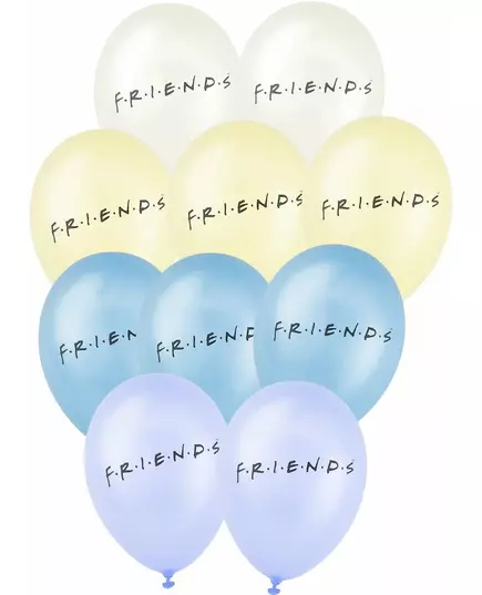 10 latex ballonnen Friends™ 25x32cm
