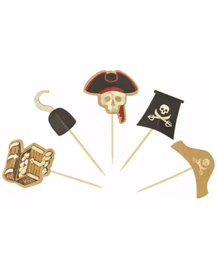 10 piraten prikkers 9 cm