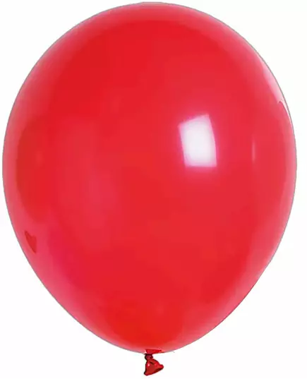 100 Ballons rouges métallisés 29 cm