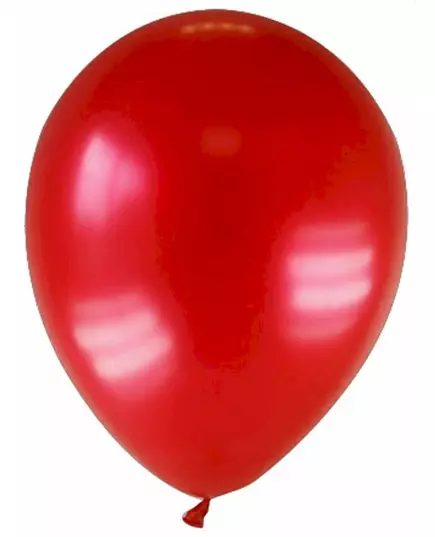12 gemetalliseerde donkerrode ballonnen
