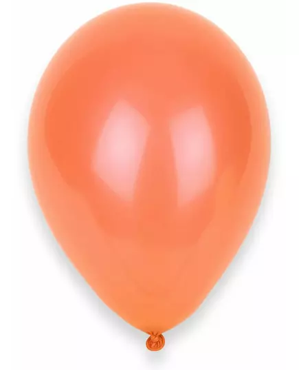 Set van 12 zalmkleurige ballonnen