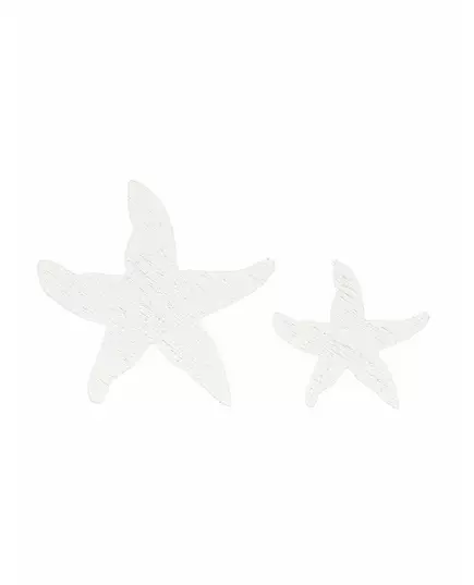 12 Witte Zeester Houten Confetti 3 en 2 cm