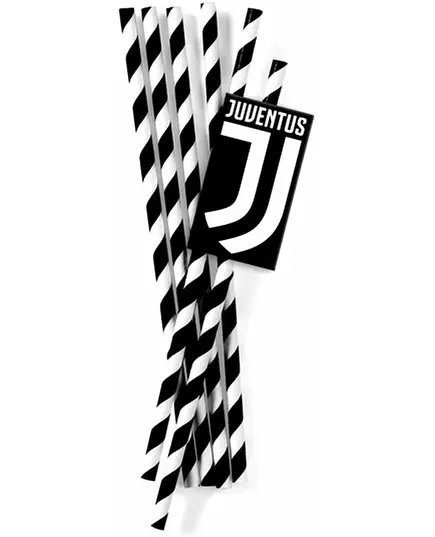12 Juventus™ rietjes 19,5 cm