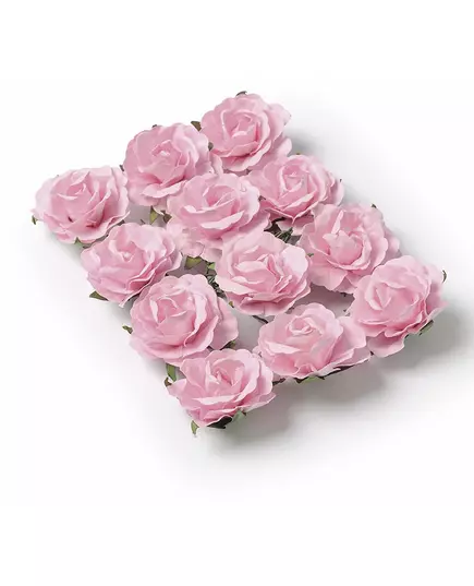 12 roses roses à piquer