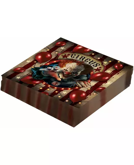 12 papieren servetten pompoen Halloween 33 x 33 cm
