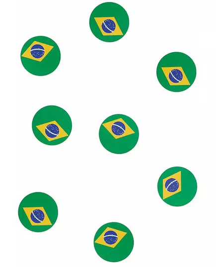 150 confettis de table drapeau Brésil