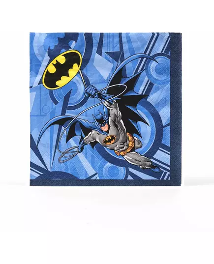 20 Serviettes en papier Batman™ 33 x 33 cm