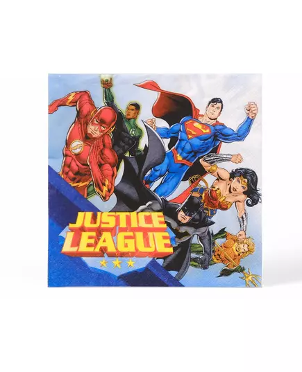 20 papieren servetten Justice League™ 33 x 33 cm