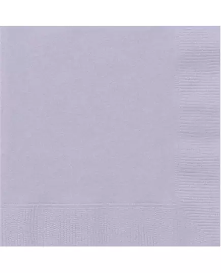 20 serviettes en papier lavande 33 x 33 cm