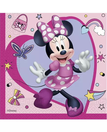 20 Serviettes en papier Minnie Junior™ 33 x 33 cm