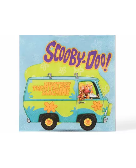 20 Serviettes en papier Scooby-Doo™ 33 x 33 cm