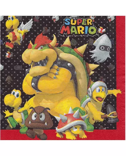 20 papieren Super Mario™ servetten
