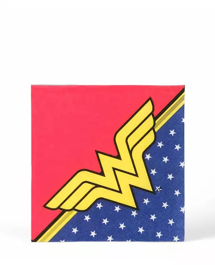 20 papieren servetten Wonder Woman™ 33 x 33 cm