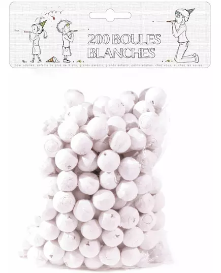 200 witte blaaspijpkogels