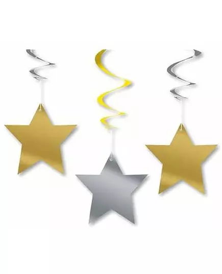 Set sterren hangdecoraties